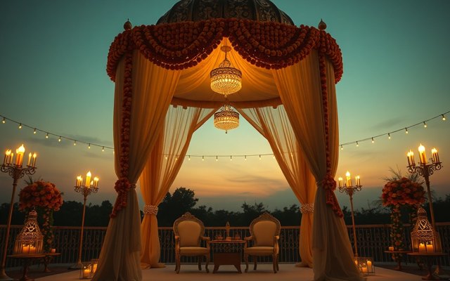 A real custom wedding website created by Symbio